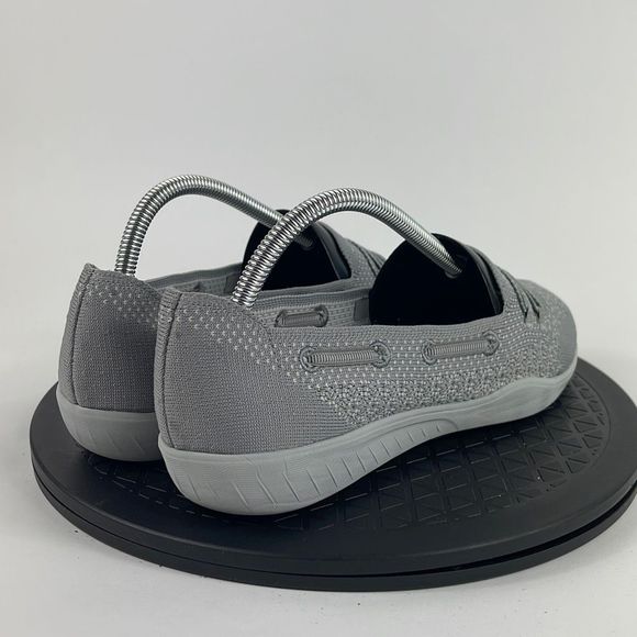 Skechers Newbury ST Gray Comfort Slip On Shoes 100174 Women’s Size 9.5 - Picture 5 of 12